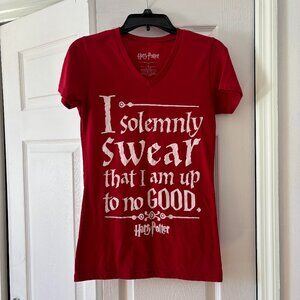 Harry Potter Short Sleeve Large Fitted Red T Shirt
